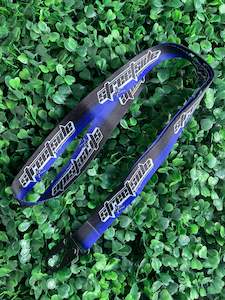 Accessories: PURPLE & BLACK STREETSIDE LANYARD