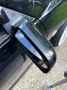 Aerowolf: SMOKED BLACK AEROWOLF MIRROR VISORS