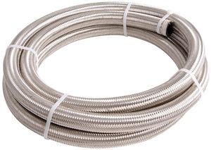 Aeroflow: 100 Series Stainless Steel Braided Hose -6AN AF100-06-2M