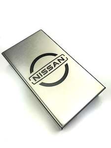 NISSAN LOGO R32 FUSE BOX COVER