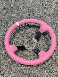 Interior: PURPLE ALCANTARA DND WHEEL 350MM