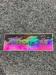 Stickers: PURPLE FLAME HOLO SLAP