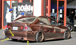 Body Kits Aero: ALTEZZA VERTEX STYLE REAR LIP