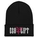 Ego Lift Embroiled Cuffed Beanie - Strength Block