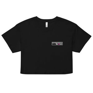 Products: Strength Block Crop Tee - Strength Block
