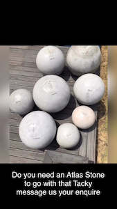 Hard Equipment Weights Bars Etc: Atlas Stones