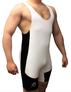 Discounted: Soft Suit -  White/Black - IPF Approved - Thick