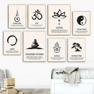 Products: Zen Symbols & Meaning Canvas Prints Strength Within