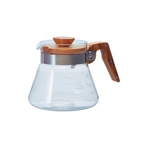 brew gear& accessories: Hario V60 Server 02 - Olive Wood