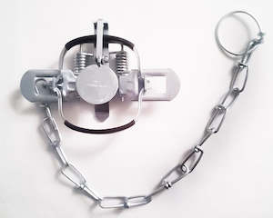 Galvanised Rubber Possum Leg Hold Trap