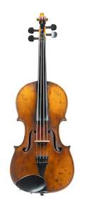 Violins: A German violin labelled “Iofredus Cappa”