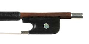 Violin Bows: Unstamped silver-mounted violin bow, Germany