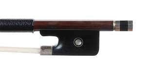 Viola Bows: Acros Brasil “C. Lozer” silver-mounted viola bow