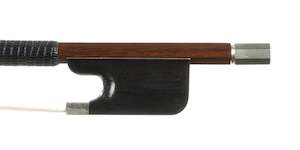 Viola Bows: Schumann Ipe wood silver mounted viola bow
