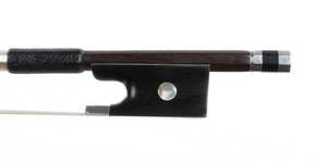 Violin Bows: French unstamped swan’s head violin bow
