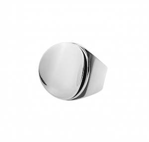 Sale: ORBITA SHINY SILVER RING SIZE III