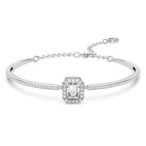 Bangle: MILLENIA BANGLE, WHITE, RHODIUM PLATED