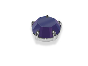 Topper: COMPLIMENTS EMBRACE SHINY SILVER BLUE TOPPER