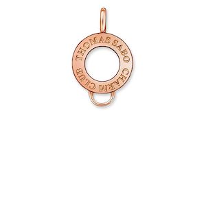 Charm Carrier: CHARM CLUB STERLING SILVER ROSE GOLD PLATED CARRIER