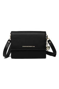 Stolen Girlfriends Club: BIG TROUBLE BAG PEBBLE/GOLD