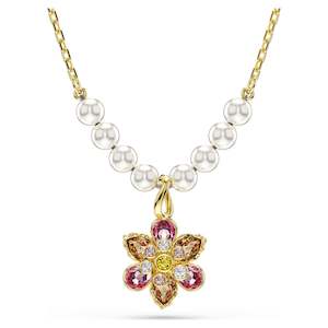 Idyllia Pendant Flower - Multicoloured, Gold