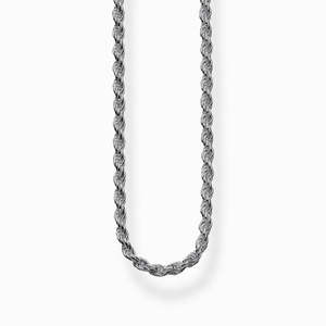 Necklace: CORD CHAIN OXIDISED