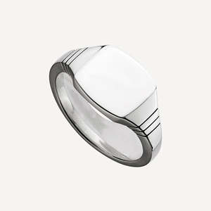 QUADRIS MEN'S SIGNET RING