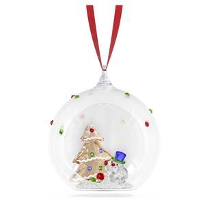 Crystal Living: HOLIDAY CHEERS TREE AND SNOWMAN ORNAMENT