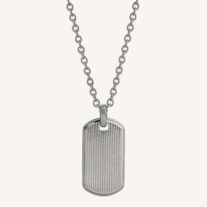 Necklace: ROCCA MEN'S DOG TAG NECKLACE