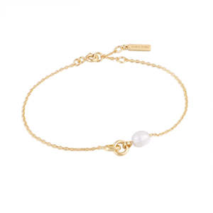 PEARL LINK CHAIN BRACELET