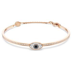 Bracelet: SYMBOLICA BANGLE EYE - MULTICOLOURED, ROSE-GOLD