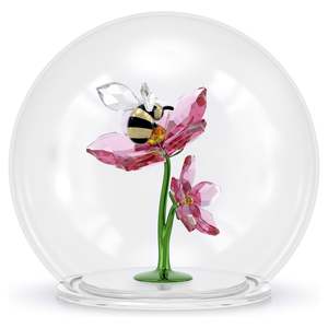 Crystal Living: IDYLLIA GLASS BALL BEE AND FLOWERS