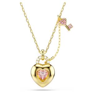 Necklace: IDYLLIA PENDANT HEART - PINK, GOLD