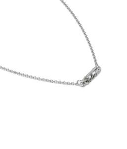 SCRIPTED PIN NECKLACE