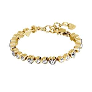 FURY SHINY GOLD CRYSTAL BRACELET