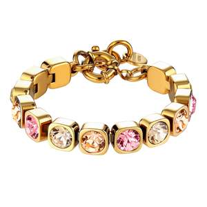 Bracelet: CONIAN SHINY GOLD PEACH/ROSE BRACELET