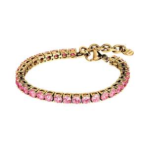 Bracelet: COBRA SHINY GOLD ROSE BRACELET