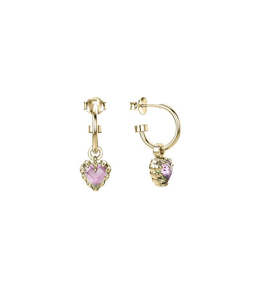 LOVE CLAW ANCHOR EARRINGS MYSTIC QUARTZ