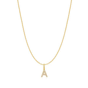 STAR LETTER 'A' NECKLACE