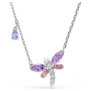 ARIANA GRANDE X PENDANT DRAGONFLY - MULTICOLOURED, RHODIUM