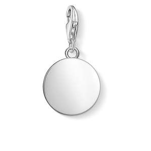 Charm: CHARM CLUB ENGRAVABLE DISC CHARM