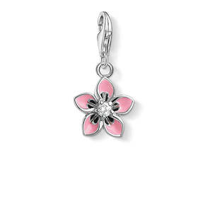 Charm: CHARM CLUB PINK FLOWER CHARM