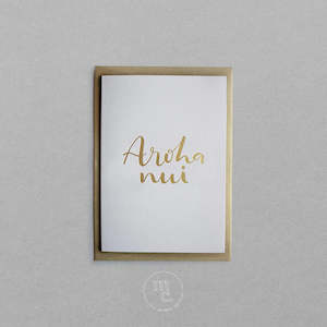 Aroha Nui Greeting Card
