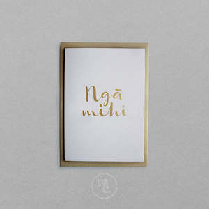 Greeting Cards: Ngā mihi Greeting Card