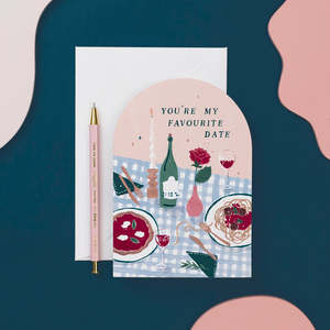 Valentines Day: Favourite Date Card