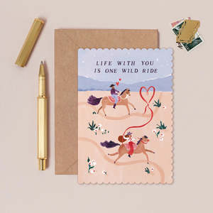 Life is a Wild Ride With You Card