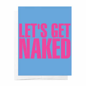 Lets Get Naked Card