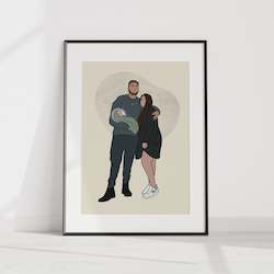 Custom angel portrait