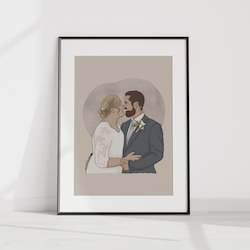Custom 1: Custom wedding portrait