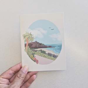 All: Sumner Beach • Landscape greeting card